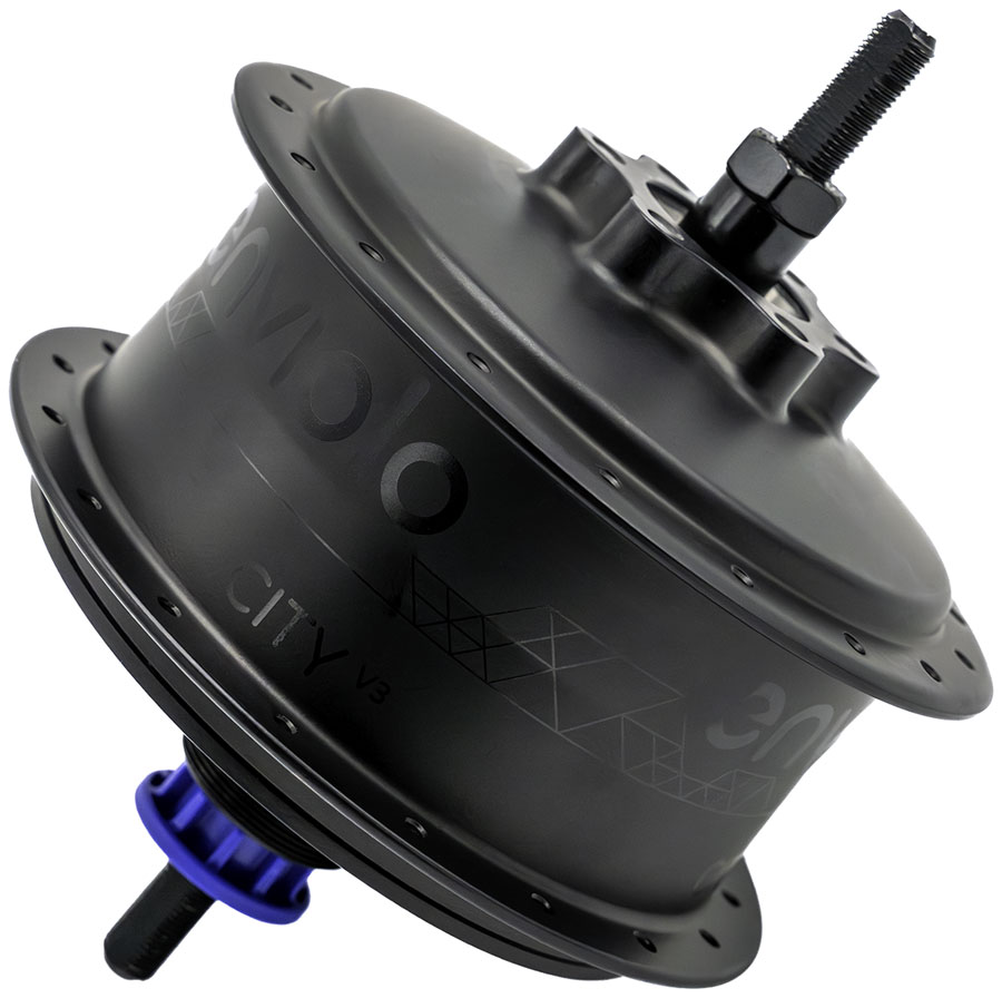 Enviolo CT3 City CVP Internally Geared Hub - 36h, 40t spline Hub Interface, 6-Bolt Rotor Mount, 135mm Solid Axle