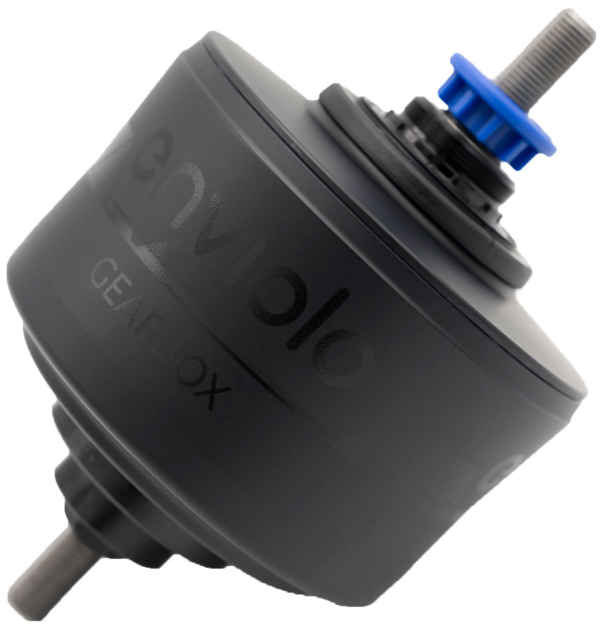 Enviolo Extreme CVP Gearbox - 40t spline Hub Interface, 6-Bolt Rotor Mount, 135mm Solid Axle
