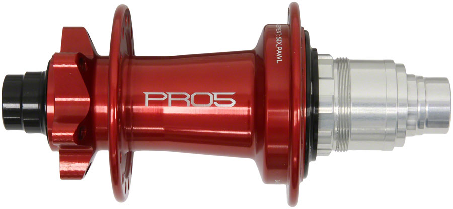 Hope Pro 5 Rear Hub - 12 x 148mm, 6-Bolt, XD, Red, 32H