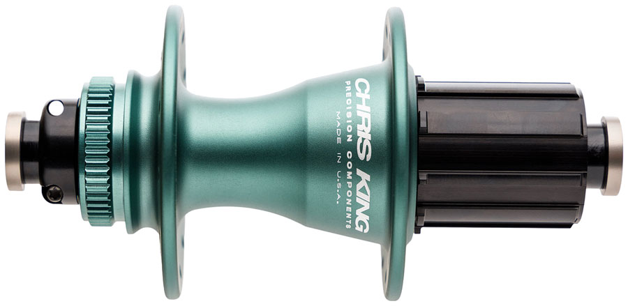Chris King R45D Rear Hub - 12 x 142mm, Center-Lock, HG 11 Road, Matte Jade, 32H