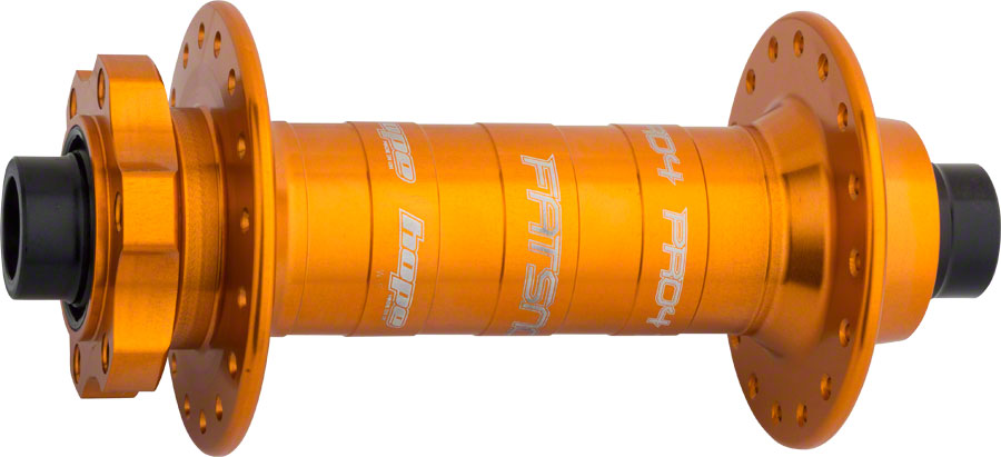 Hope Pro 4 Fatsno Front Hub - 15 x 150mm, 6-Bolt, Orange, 32h