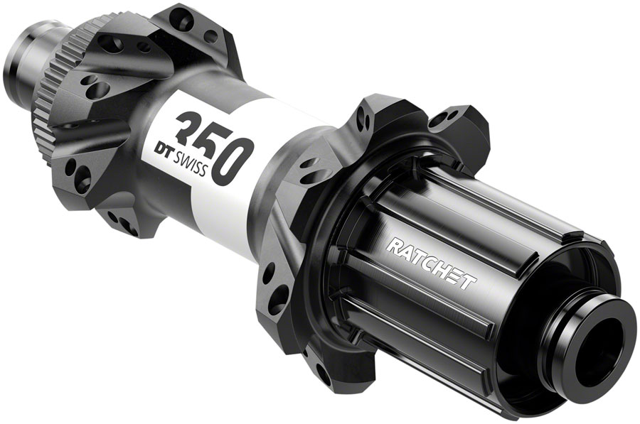 DT Swiss 350 Rear Hub - 12 x 148mm, Center-Lock, HG11 MTN, Black, 28H, Straight Pull, 36pt, Straight Pull