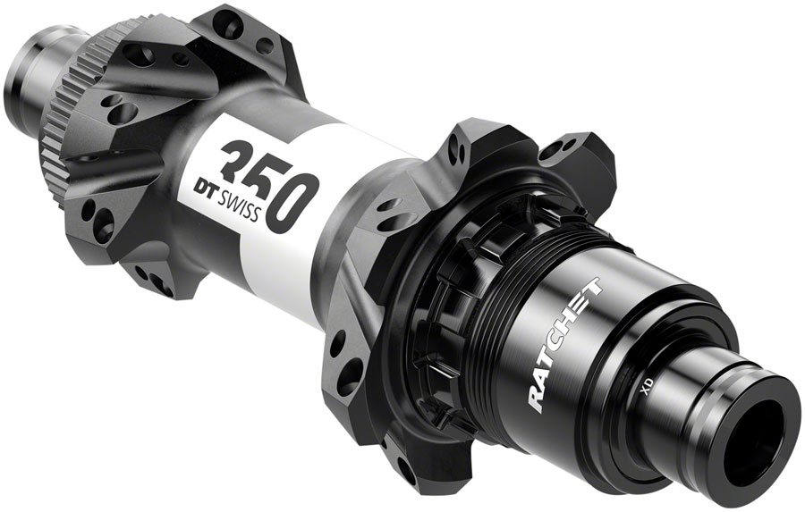 DT Swiss 350 Rear Hub - 12 x 148mm, Center-Lock, XD, Black, 28H, Straight Pull, 36pt, Straight Pull