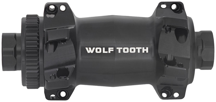 Wolf Tooth Road/Gravel Front Hub - 12 x 100mm, Center-Lock, Black, Straight Pull, 24H