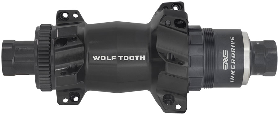 Wolf Tooth Road/Gravel Rear Hub - 12 x 142mm, Center-Lock, XDR, Innerdrive Ratchet 40, Black, Straight Pull, 24H