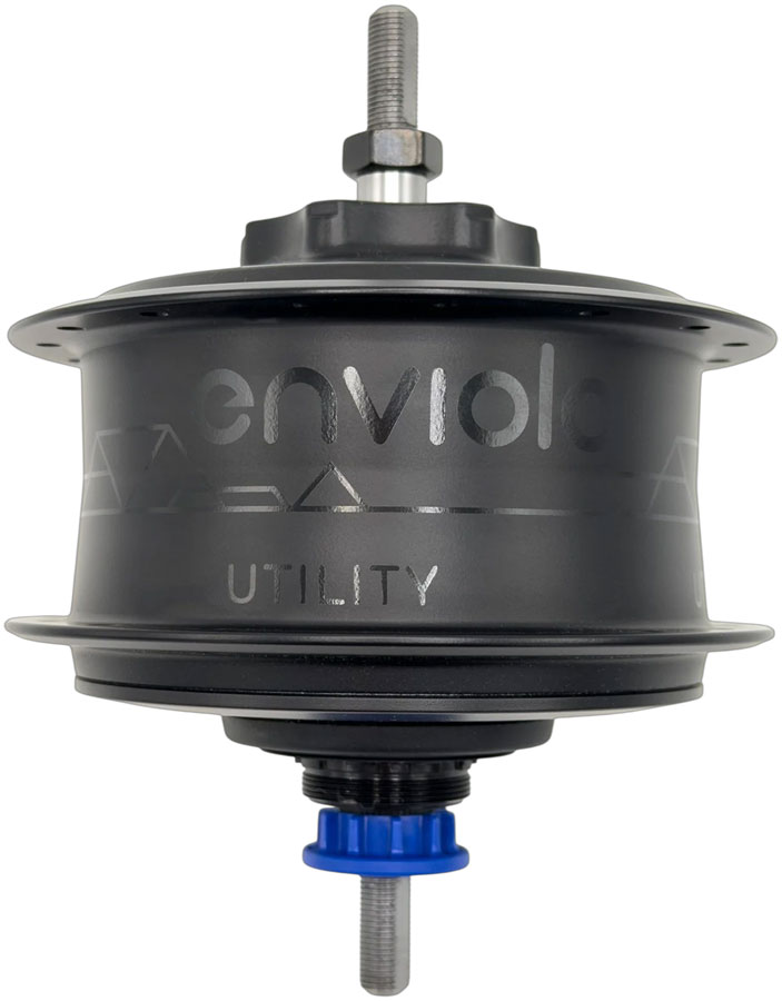 Enviolo Utility CVP Internally Geared Hub - 36h, 40t spline Hub Interface, 6-Bolt Rotor Mount, 135mm Solid Axle