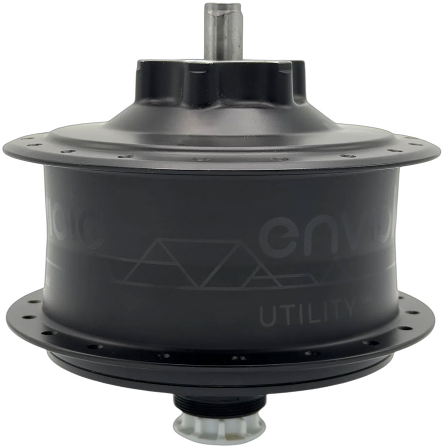 Enviolo Utility CVP Internally Geared Hub - 32h, 40t spline Hub Interface, 6-Bolt Rotor Mount, 148mm Modular Axle