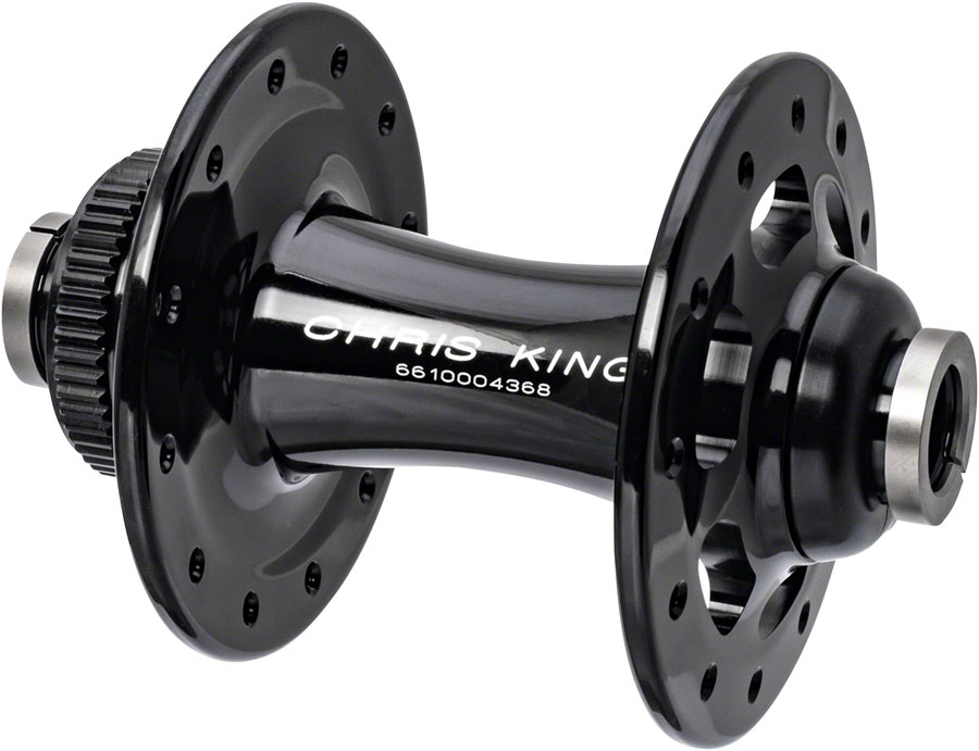 Chris King R45D Front Hub - 12 x 100mm, Center-Lock, Black, 24H