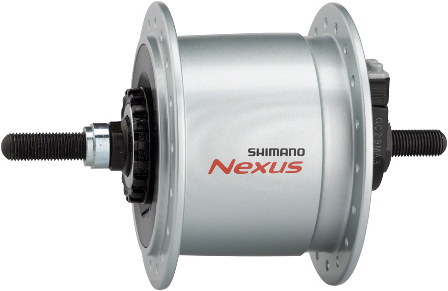 Shimano DH-C60003 Dynamo Front Hub - 9 x 1 x 100mm, Roller Brake, Silver, 36h