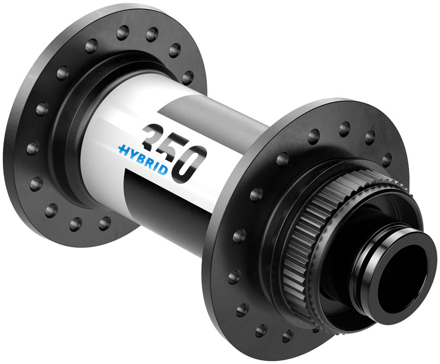 DT Swiss 350 Hybrid Front Hub - 15 x 110mm, Center-Lock, Black, 32h