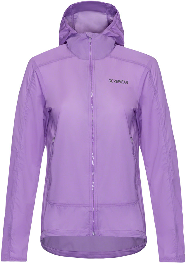 Gorewear Fernflow Hooded Windbreaker - Purple, Women's, Small
