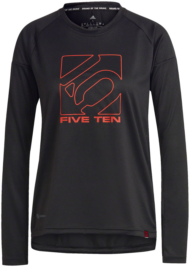 Five Ten Long Sleeve Jersey - Black, Women's, X-Large