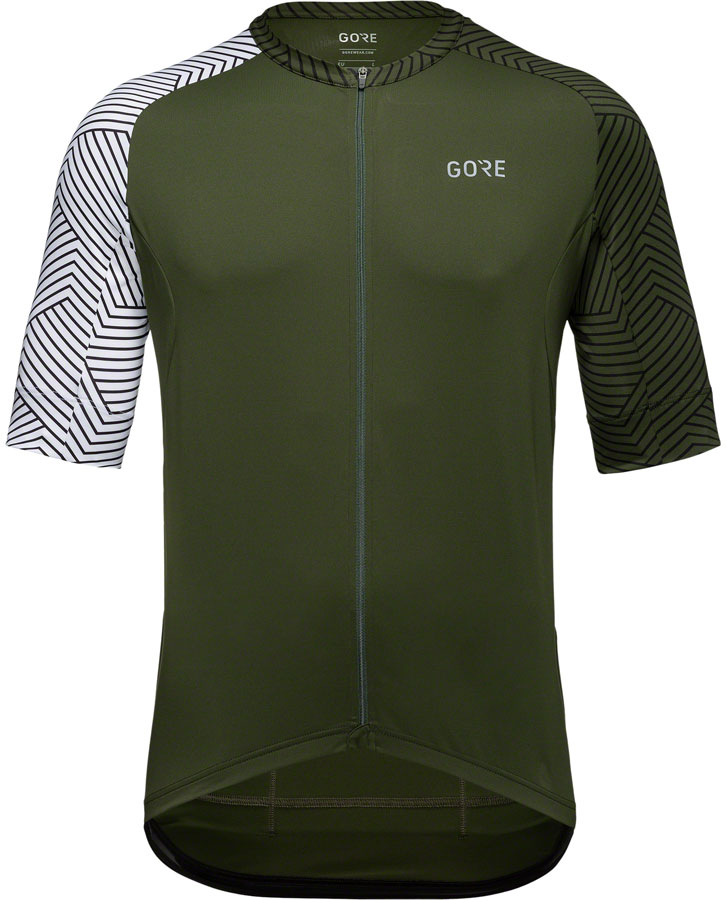 GORE C5 Jersey - Utility Green/White, Men's, Large