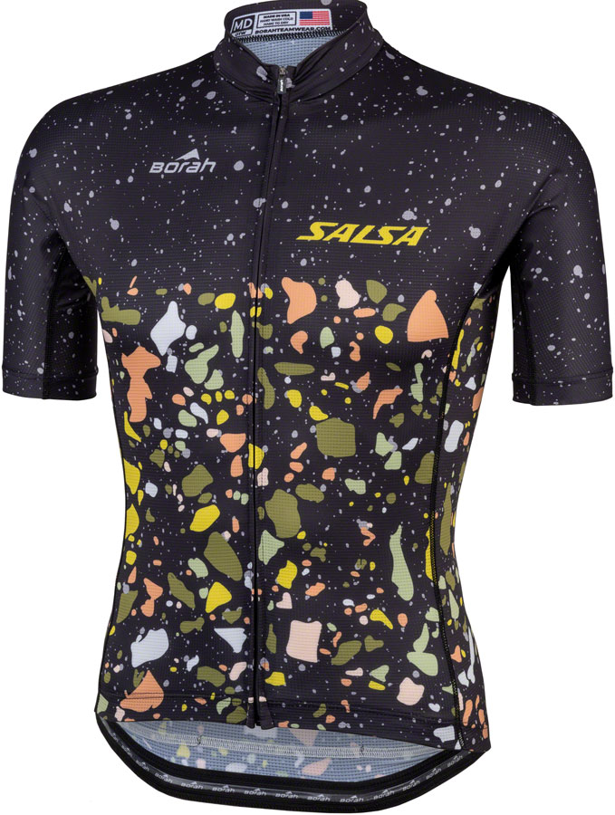 Salsa Men's Terrazzo Aero Jersey - Medium, Black
