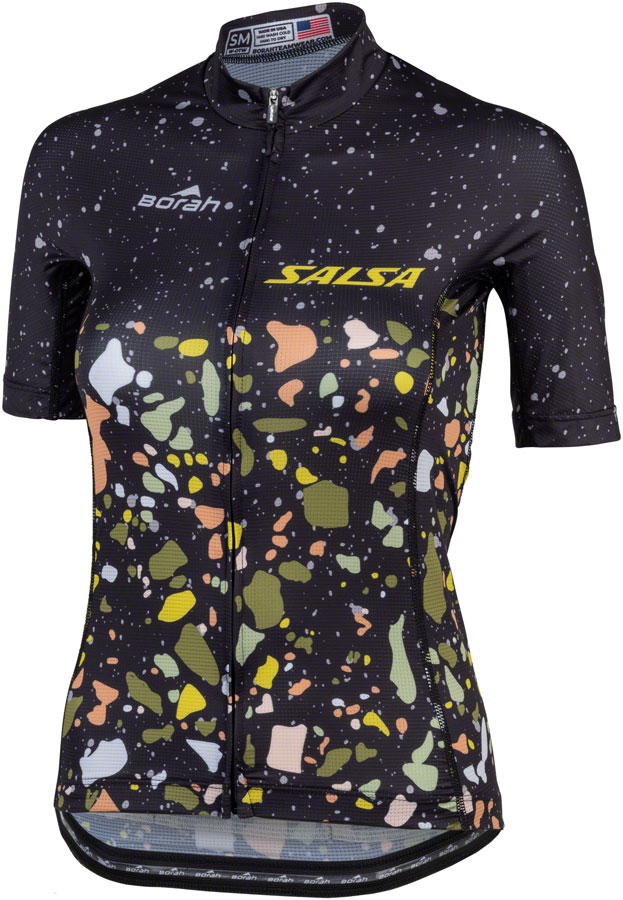 Salsa Women's Terrazzo Aero Jersey - X-Large, Black