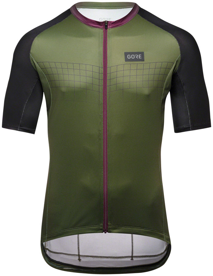 GORE Grid Fade Jersey 2.0 - Green/Purple, Men's, Small