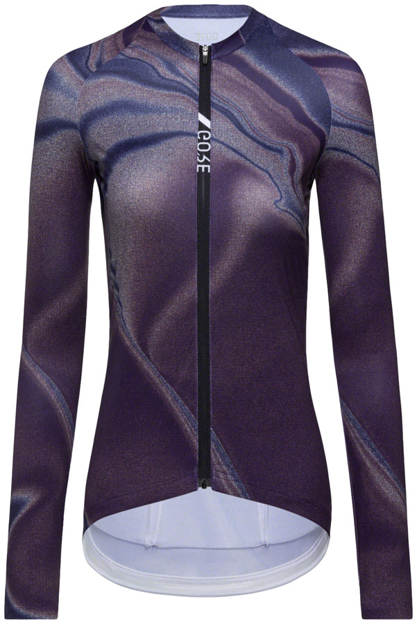 Gorewear Torrent Jersey - Long Sleeve, Process Purple/Ultramarine, Women's, Small/4-6