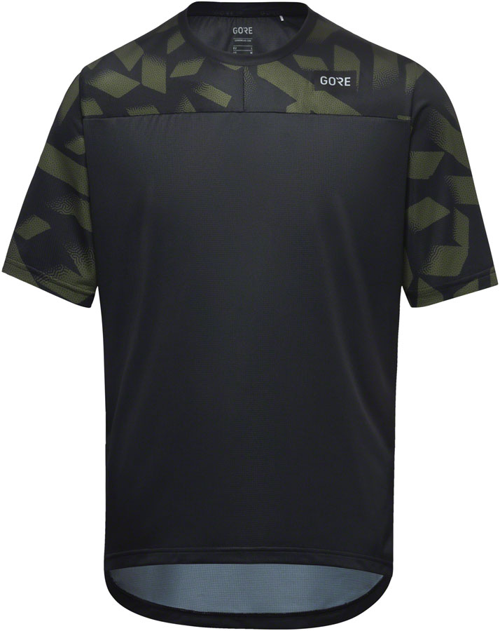 Gorewear Trail KPR Daily Jersey - Black/Green, Men's, Small