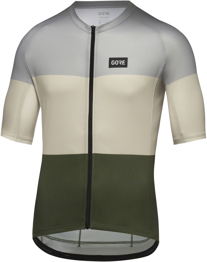 Gorewear Spirit Stripes Jersey - Lab Gray/Beige, Men's, Small