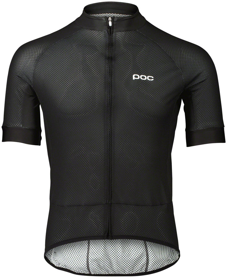 POC Essential Road Logo Jersey - Men's, Black/White, X-Large
