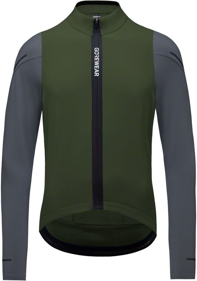 Gorewear Spinshift Thermo Long Sleeve Jersey - Green/Graphite, Men's, Medium