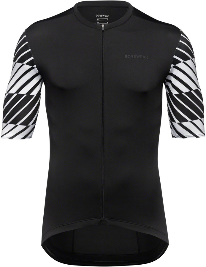 Gorewear Swiftride Optical Jersey - Black/White, Men's, 2X-Large
