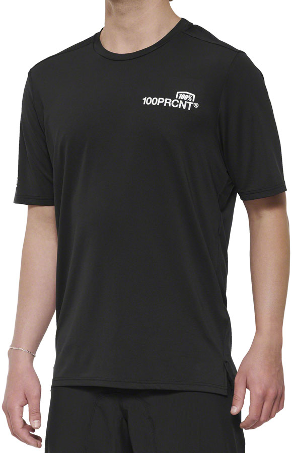 100% Airmatic Short Sleeve Jersey - Black, Men's, Small