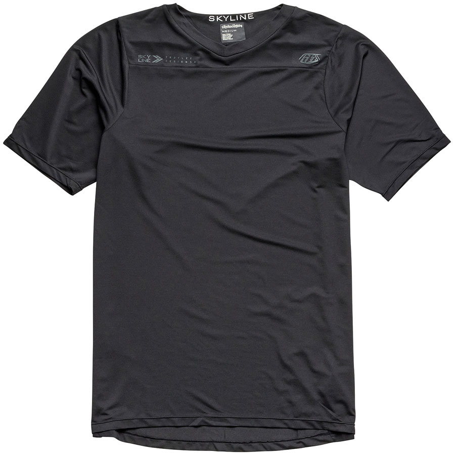 Troy Lee Designs Skyline Short Sleeve Jersey – Mono Black, 2X-Large