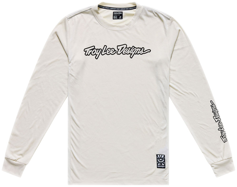 Troy Lee Designs Skyline Ride Long Sleeve Tee – Signature Pumice, Medium