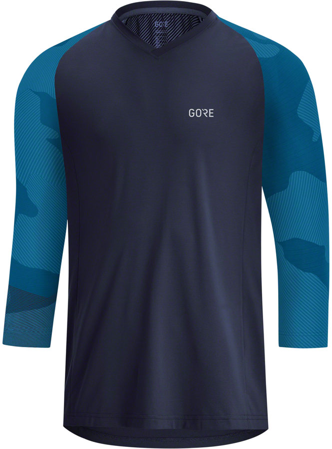 GORE C5 Trail 3/4 Cycling Jersey - Orbit Blue/Sphere Blue, Men's, Small