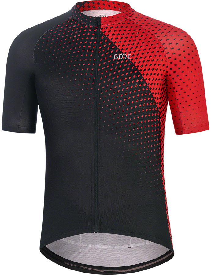 GORE® Wear Flash Cycling Jersey - Black/Red, Men's, Medium