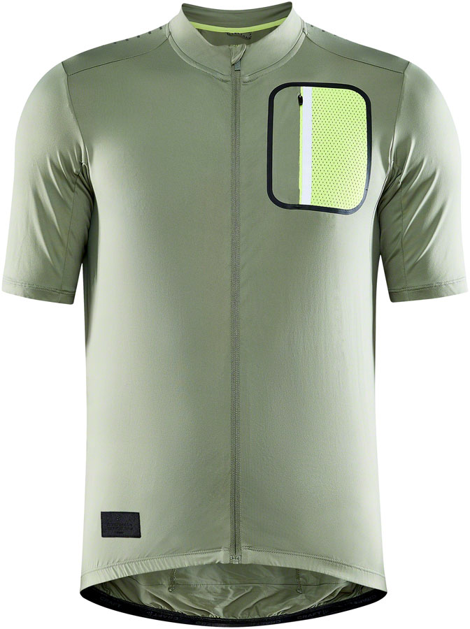 Craft ADV Offroad Jersey - Short Sleeve, Forest/Flumino, Small, Men's