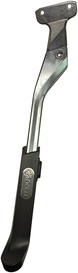 Portland Design Works Power Stance Rear Mount Adjustable Kickstand: 40mm Spacing, Silver