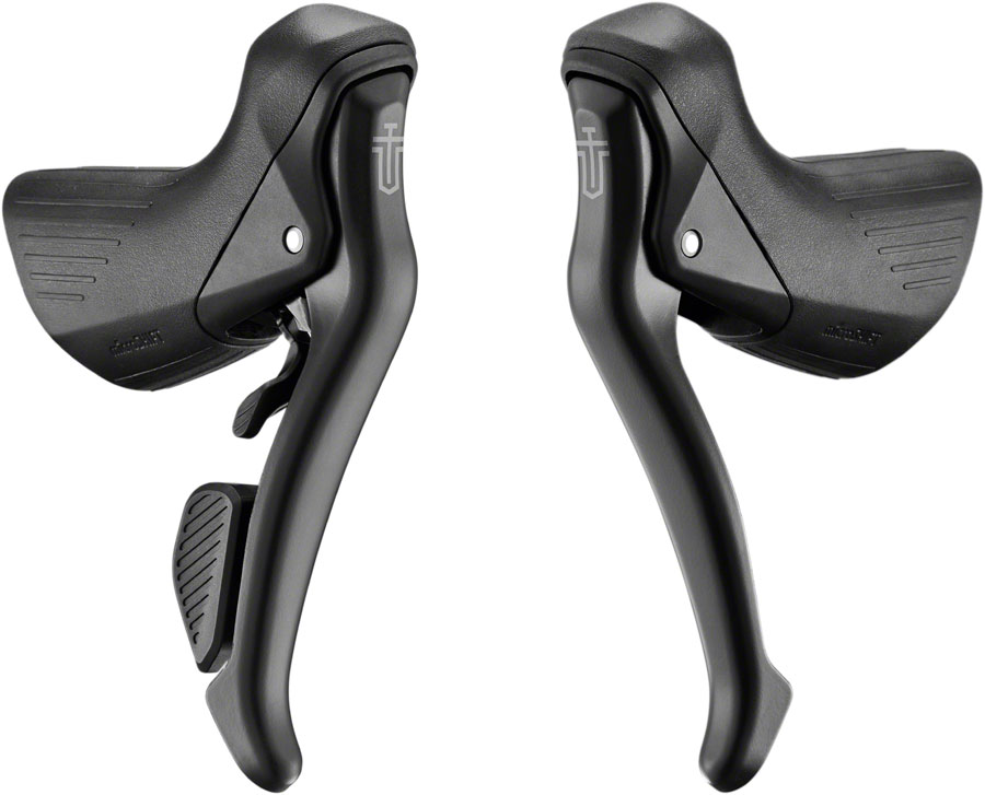 microSHIFT Sword Black Drop Bar Shifter/Brake Lever Set - 1 x 9-Speed, Black