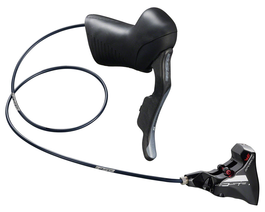 FSA K-Force WE Shift/Brake Lever, Hydraulic Actuation, Left Side, Flat Mount Caliper – Black