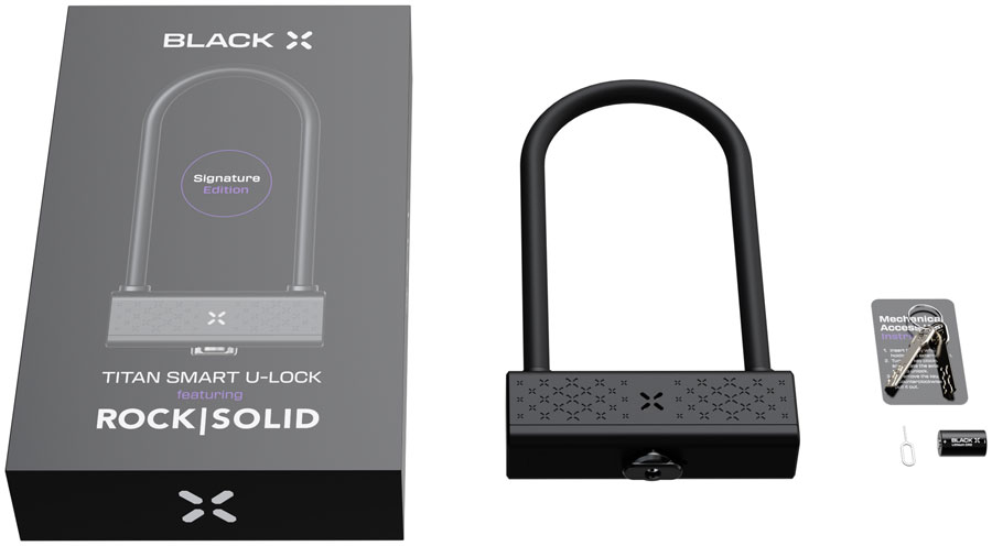 OnGuard BLACK X Titan RockSolid Smart Shackle U-Lock