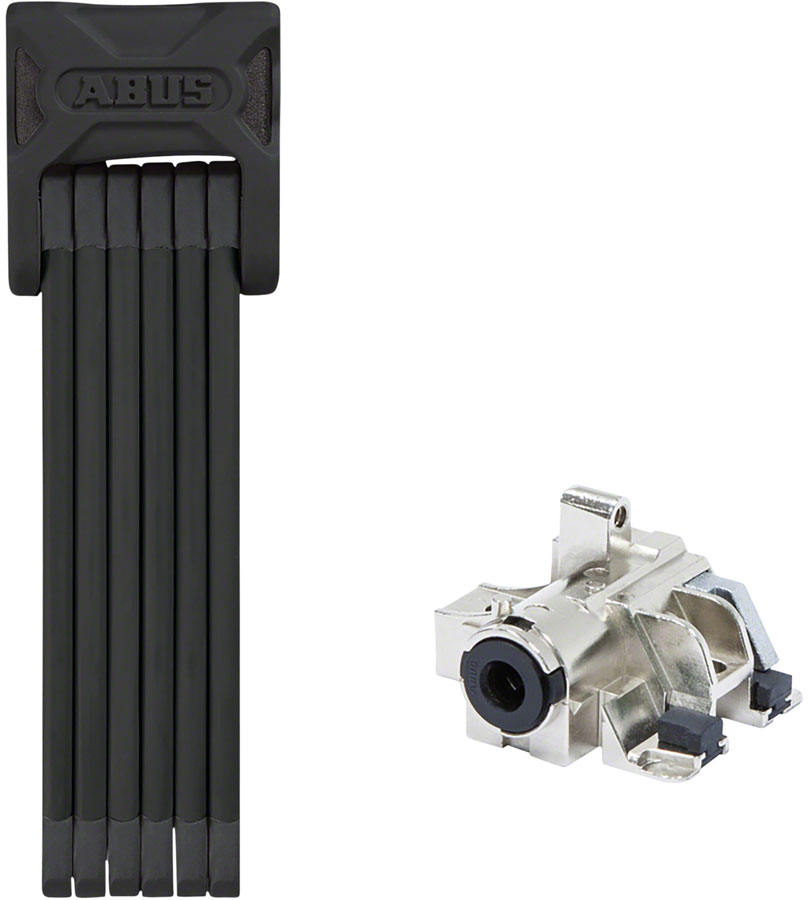 Abus Bordo 6015/90 Folding Lock with keyed alike eBike Battery Lock Core: Bosch Frame Type (DT2), Premium Key (Plus) *No Packaging