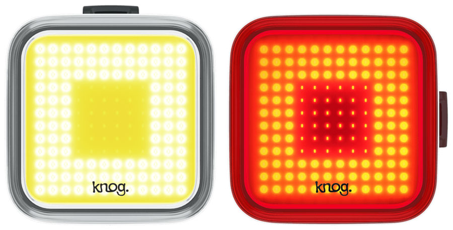 Knog Blinder Square Twinpack Headlight and Taillight Set