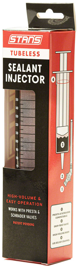Stan's Tubeless Sealant Injector - Presta, Schrader