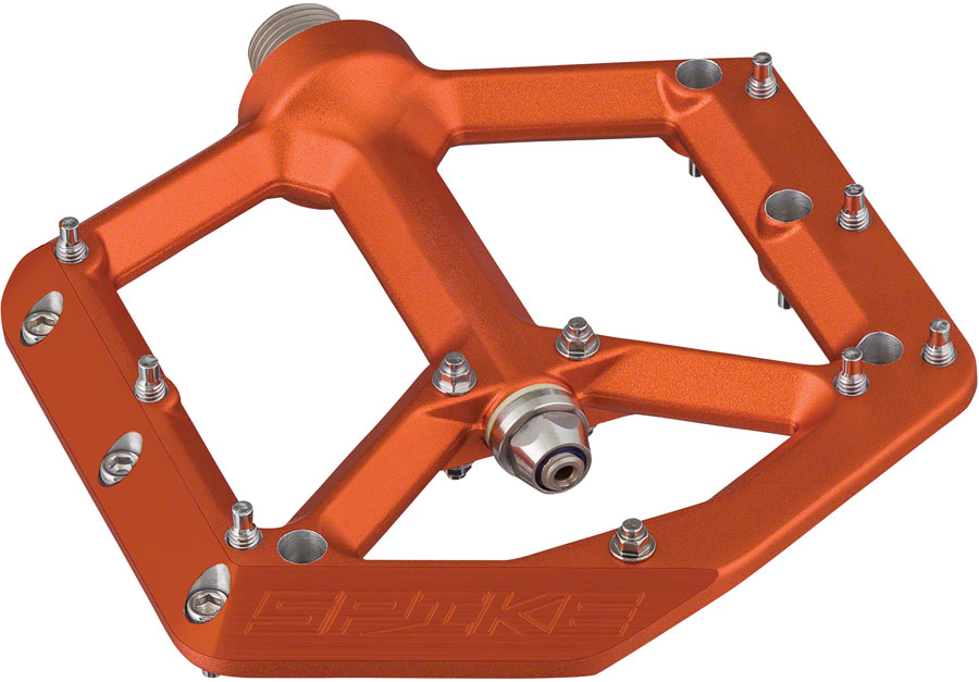 Spank Spike Pedals - Platform, Aluminum, 9/16", Orange