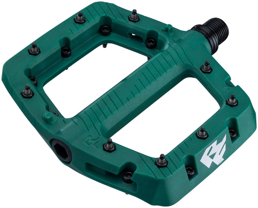 RaceFace Chester Pedals - Platform, Composite, 9/16", Small, Green