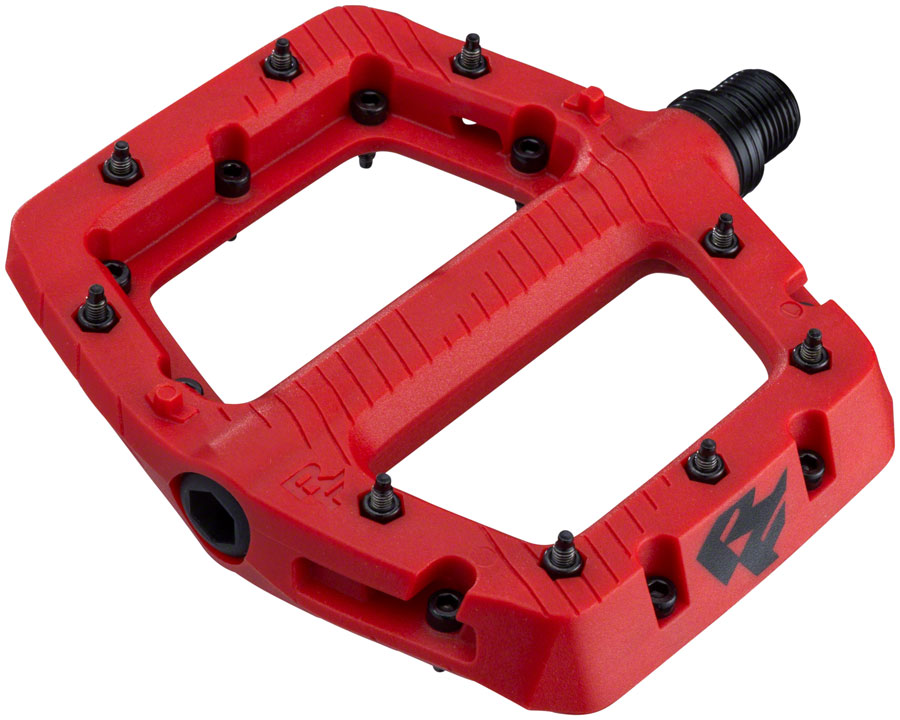 RaceFace Chester Pedals - Platform, Composite, 9/16", Small, Red