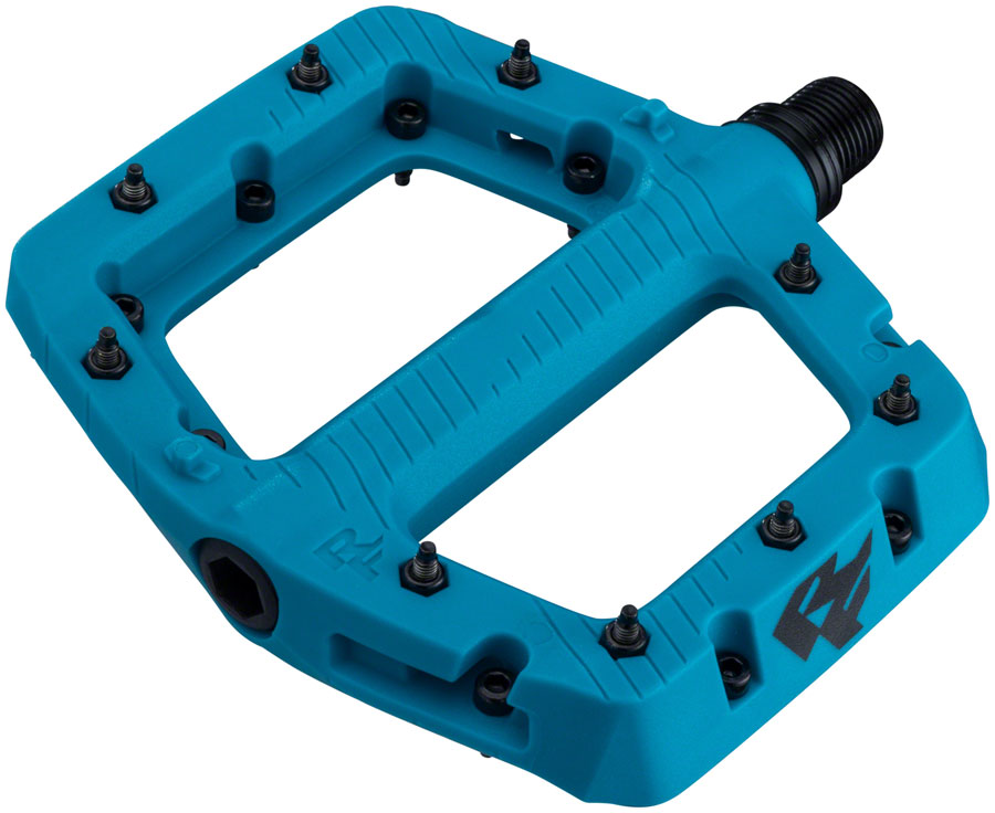 RaceFace Chester Pedals - Platform, Composite, 9/16", Small, Turquoise
