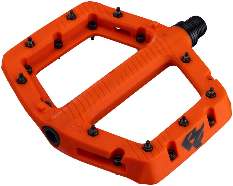 RaceFace Chester Pedals - Platform, Composite, 9/16", Large, Orange