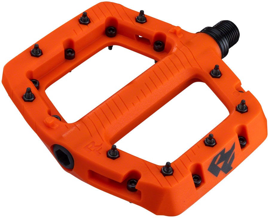RaceFace Chester Pedals - Platform, Composite, 9/16", Small, Orange