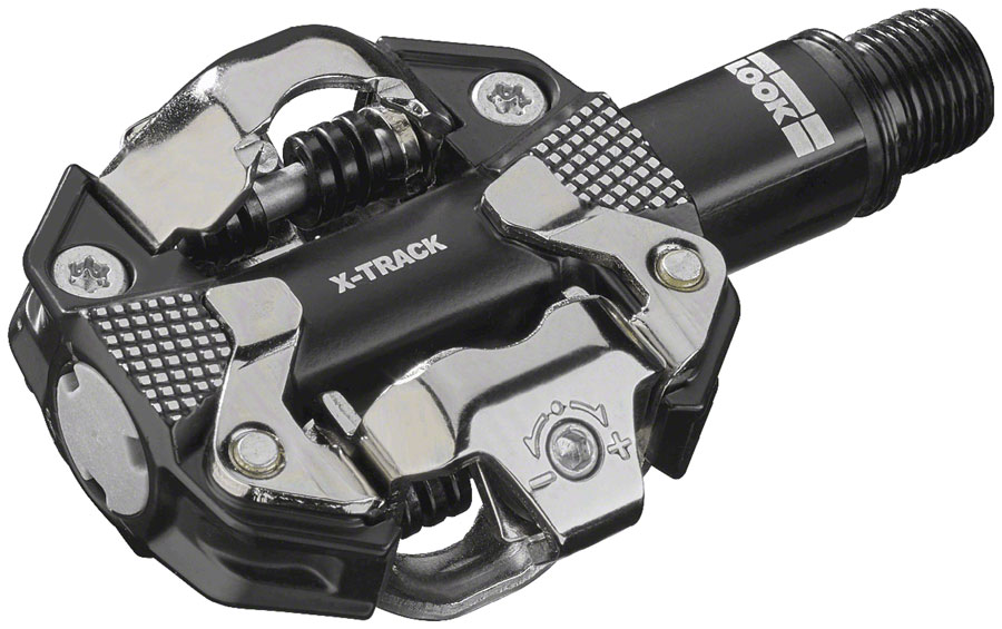 LOOK X-Track Pedals - Dual Sided Clipless, Aluminum, 9/16", Black