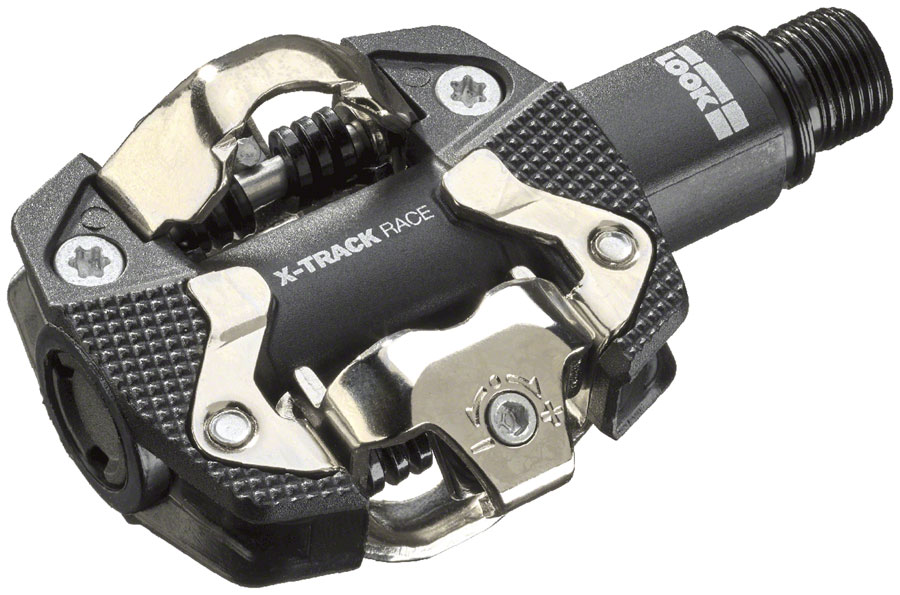 LOOK X-TRACK RACE Pedals - Dual Sided Clipless, Composite, 9/16", Black