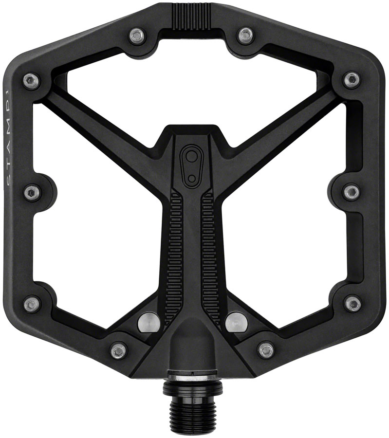 Crankbrothers Stamp 1 Gen 2 Pedals - Platform, Composite, 9/16", Black, Large