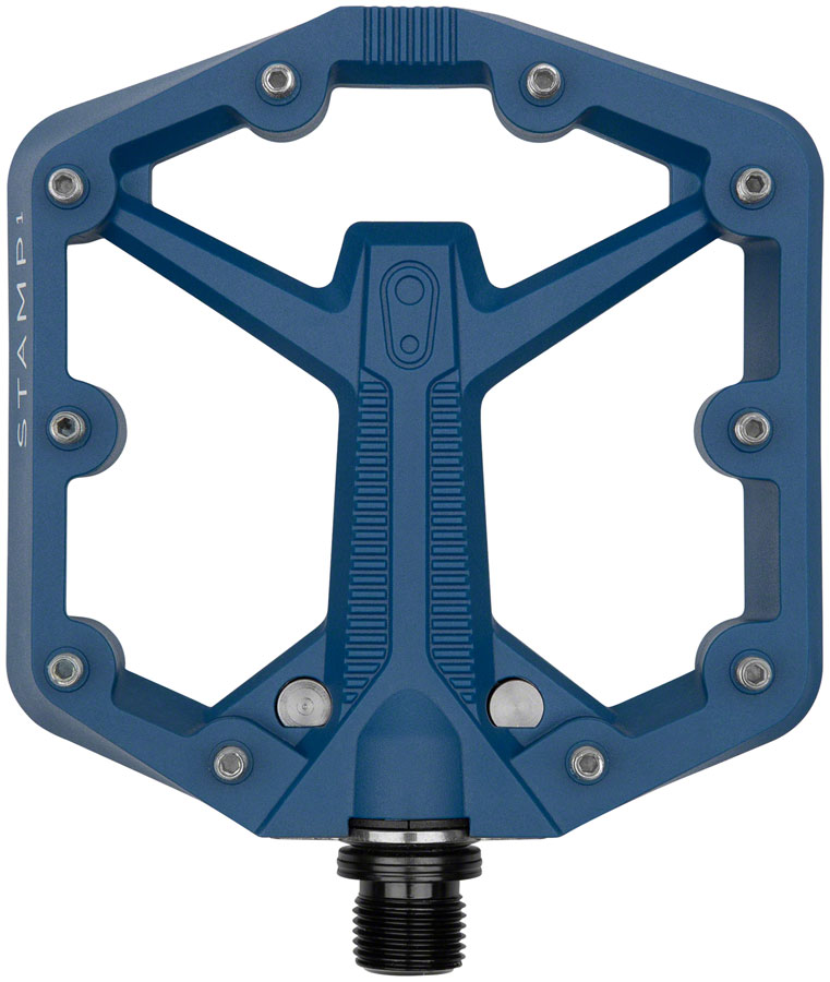 Crankbrothers Stamp 1 Gen 2 Pedals - Platform, Composite, 9/16", Navy, Small