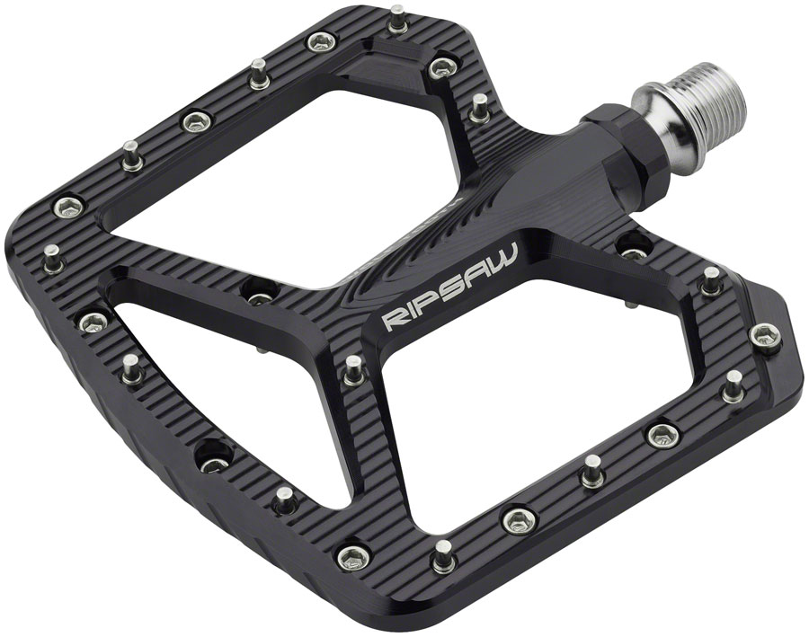 Wolf Tooth Ripsaw Aluminum Pedals - Platform, Aluminum, 9/16", Black